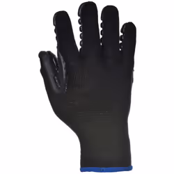 Portwest A790BKRL Anti Vibration Glove, Regular, Size: Large, Black