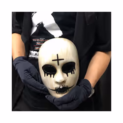 The Purge Anarchy Evil Smiley Mask Horror Killer GOD Mask Halloween Movie Costume Cosplay Mask