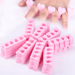 50pcs nail divider (pink*1 pack)make up