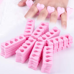 50pcs nail divider (pink*1 pack)make up