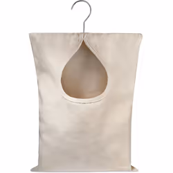 Handy Laundry Clothespin Bag-Holds 100 Medium-Sized Clothes Pins, Durable Polyester Material, Hook for Hanging