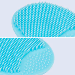 4 Pack Face Scrubber, Soft Silicone Facial Cleansing Brush Face Exfoliator Blackhead Acne Pore Pad Cradle Cap(Multicolor )