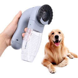 Dog Cat Pet Hair Remover, Puppy Electric Hair Removal Grooming Brush Comb Remover Uninstaller Vacuum Cleaner Trimmer