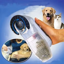 Dog Cat Pet Hair Remover, Puppy Electric Hair Removal Grooming Brush Comb Remover Uninstaller Vacuum Cleaner Trimmer