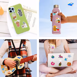 Summer Stickers 100 Pcs Cute Aesthetic Stickers for Water Bottle,VSCO Stickers Pack,Waterproof Vinyl for Laptop,Phone