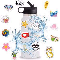160Pcs Cute Stickers  Kawaii Stickers for Kid,GirlsTeens, Vinyl Waterproof Stickers for Water Bottles,Laptop, Phone Etc.Stickers Non Independent