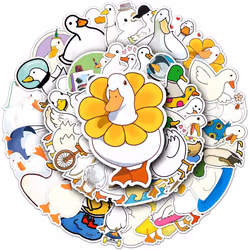 50 Pack Cartoon Duck Stickers Water Bottle Laptop Phone Motorcycle Computer Guitar Skateboard Water Bottle Duck Vinyl Sticker ...