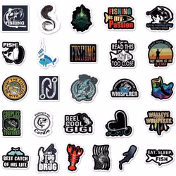 51 Pack Personal Sea Fishing Series Stickers Teen Kids Adult Waterproof Vinyl Stickers for Laptop Tablet Phone Water Bottle Bicycle Luggage