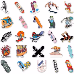50PCS"Skull Skateboard" Graffiti Vinyl Waterproof Stickers for Teens Kids Adults Colorful Sticker Pack for Laptops Mobile Phones Skateboard Luggage