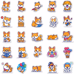 50PCS Cute Animal Stickers for Kids, Water Bottles Stickers Vinyl for Girls Phone/Laptop/Luggage