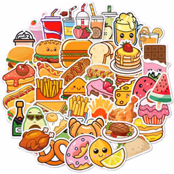 50PCS Cute Animal Stickers for Kids, Water Bottles Stickers Vinyl for Girls Phone/Laptop/Luggage