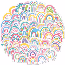 50PCS Cute Animal Stickers for Kids, Water Bottles Stickers Vinyl for Girls Phone/Laptop/Luggage