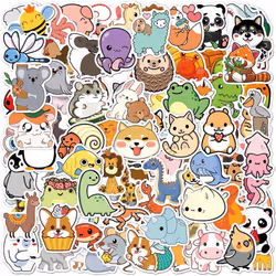 Cute Animal Stickers for Kids Bottles, 100PCS Water Bottle Stickers for Kids, Waterproof Stickers Vinyl Stickers, Cute Sticke ...