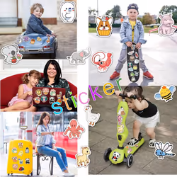 Cute Animal Stickers for Kids Bottles, 100PCS Water Bottle Stickers for Kids, Waterproof Stickers Vinyl Stickers, Cute Stickers Pack