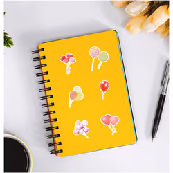 Cute Balloon Stickers for Water Bottle,Waterproof Vinyl 50pcs Stickers for Laptop Computer Phone Bumper Skateboard Luggage Stickers for Teens Kids.