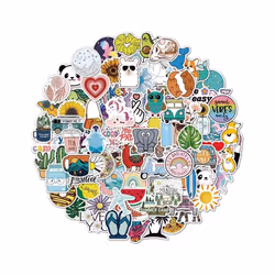 100pcs Water Bottle Laptop Stickers, Waterproof Vinyl Sticker Pack, Gift Skateboard Decal Stickers for Adult Teen Boys(Alpaca ...