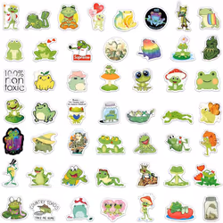 Cute Frog Stickers,100 Pcs Vinyl Aesthetic Kawaii Frog Kids Stickers for Laptop Water Bottle Scrapbooking