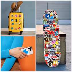 100pcs cool sneakers sneakers stickers vinyl waterproof cool funny stickers laptop mobile phone skateboard luggage water bottle hydrofoil
