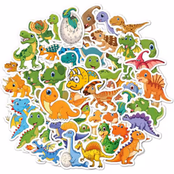 50PCS Cute Animal Stickers for Kids, Water Bottles Stickers Vinyl for Girls Phone/Laptop/Luggage