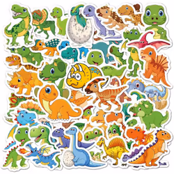 50PCS Cute Animal Stickers for Kids, Water Bottles Stickers Vinyl for Girls Phone/Laptop/Luggage