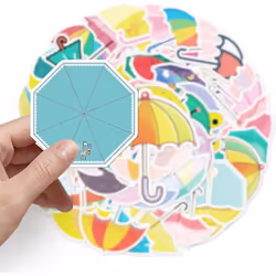 50pcs Colorful stickers Waterproof Vinyl Stickers Cute Funny Stickers for Laptop Tablet Phone Hydroflasks Water Bottle Bike Luggage Computer