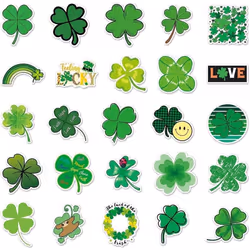 50pcs Lucky Clover stickers Waterproof Vinyl Stickers Cute Funny Stickers for Laptop Tablet Phone Hydroflasks Water Bottle Bike Luggage Computer
