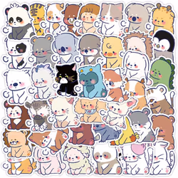 60Pcs Stickers for Kids Vinyl Waterproof Cute Cartoon Stickers for Water Bottle Laptop Skateboard Luggage Guitar Cup Decals D ...