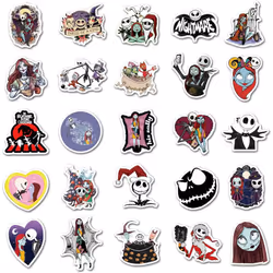 Nightmare Before Christmas Halloween Stickers 50 Pack, Cute Vinyl Waterproof Decals for Laptop, Water Bottles, Guitar, Skateboard Stickers