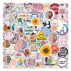 100PCS Stickers for Water Bottles Cute Cartoon Animal Stickers Waterproof Vinyl Stickers Positive Stickers Laptop Stickers fo ...