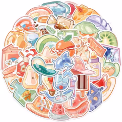 Cute Cartoon Small Glass Objects Stickers for Water Bottles Laptop Journal Kawaii Waterproof Vinyl Reusable Graffiti Aestheti ...