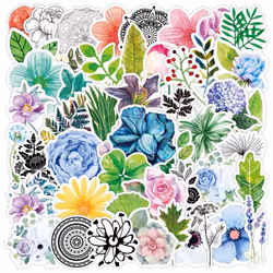 50 Pcs Plant and Flower Stickers Decals for Water Bottle Hydro Flask Laptop Luggage Car Bicycle Helmet Vinyl Waterproof Plant ...