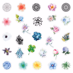 50 Pcs Plant and Flower Stickers Decals for Water Bottle Hydro Flask Laptop Luggage Car Bicycle Helmet Vinyl Waterproof Plant and Flower Stickers