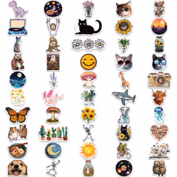 100Pcs Stickers for Water Bottle, Waterproof Vinyl Anime Stickers Pack for Laptop Skateboard Hydro Flask Scrapbooking, Graffiti Aesthetic Stickers