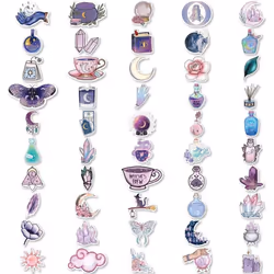 100Pcs Witch Stickers, Magic Moon Stickers, Apothecary Aesthetic Stickers, Vinyl Waterproof Stickers for Water Bottles, Laptops, Phone, Skateboards