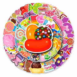 Cartoon Sweet Stickers Popular Waterproof Vinyl Stickers for Notebook Hydroflasks Laptop Computerblet Cup Waterbottles Car Sc ...