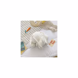 Cute Cartoon Plush Backpack Anime Cinnamoroll Dog Kawaii Bag (white) One Szie