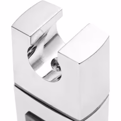 Sliding Shower Head Holder for Rail-18 x 30mm-Rectangular, Square Replaceable Handheld Shower Holder, Chrome ABS Shower Holder for Bathroom