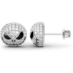 1.5 Carat Nightmare Earrings Stud Earrings For Women Men Diamond Earrings Halloween Jewelry Romantic Jewelry Gift