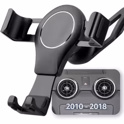 Car Phone Holder for Audi A1, 360 Rotatable Phone Holder Car Air Vent Phone Mount Gravity Metal Aluminum Alloy Silicon Non Sl ...
