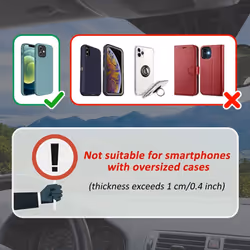 Car Phone Holder for Audi A1, 360 Rotatable Phone Holder Car Air Vent Phone Mount Gravity Metal Aluminum Alloy Silicon Non Slip Universal (Black)