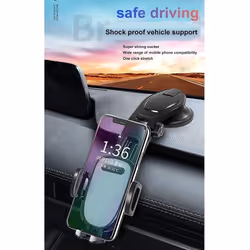 Universal Powerful Car Phone Holder Multifunctional Suction Cup Bracket Windshield Windshield Liner Car Phone Holder Suitable for 4-7.2 Inch Smar