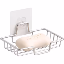 Soap Dish Holder, No Drilling Required, 304 Rustproof Stainless Steel, Wall Mounted Soap Holder Soap Tray, For Bathroom and K ...