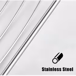 Soap Dish Holder, No Drilling Required, 304 Rustproof Stainless Steel, Wall Mounted Soap Holder Soap Tray, For Bathroom and Kitchen, Square (Silver)