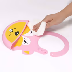 Set Waterproof Baby Bibs Wipe clean silicone baby bibs for infants