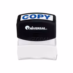 Universal B1428073 Message Stamp - Copy - Pre-Inked & Re-Inkable - Blue