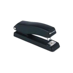 Universal B47397 Economy Half Strip Stapler - Black - 12 Sheet