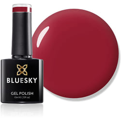 Bluesky Gel Nail Polish, Crimson Red A045, Crimson, Dark, Red, Long Lasting, Chip Resistant, 10 ml (Requires Drying Under UV LED Lamp)