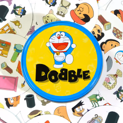 Dobble Parentchild Gathering Puzzle Card  English Card Game - Doraemon
