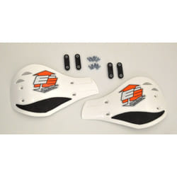 NEW ENDURO ENGINEERING WHITE AND BLACK HANDGUARDS 51-120