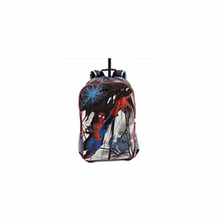 Spider Man Rolling Luggage Backpack Wheeled Trolley NEW